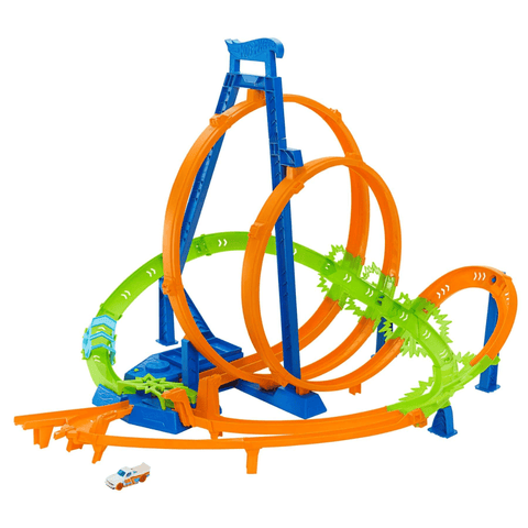 Pista Hot Wheels Epic Crash Dash Track Set - Índigo72.com