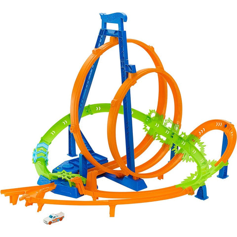 Pista Hot Wheels Epic Crash Dash Track Set - Índigo72.com