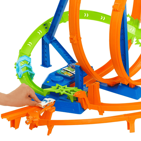 Pista Hot Wheels Epic Crash Dash Track Set - Índigo72.com