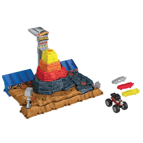 Pista Hot Wheels Monster Trucks Arena Smashers - Índigo72.com