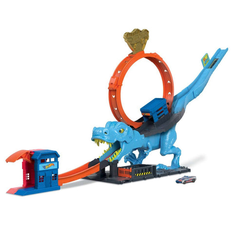 Pista Hot Wheels Pista City T-Rex Chomp Down - Índigo72.com