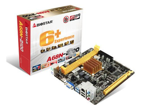 Placa Madre Biostar A68n - 2100 Atx Con Cpu Amd E1 Dual - core - Índigo72.com