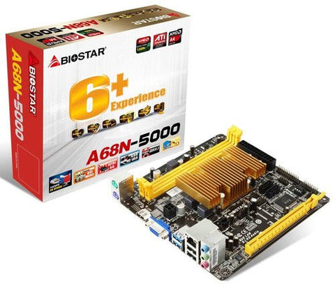 Placa Madre Biostar A68n - 5000 Atx Con Cpu Amd A4 Quad - core - Índigo72.com