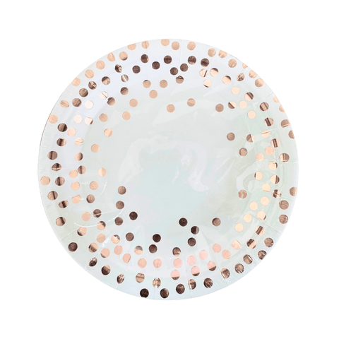 Platos Lunares Fiesta 7" Descartables de Cartón (Paq. de 10uni) - Indigo72.com