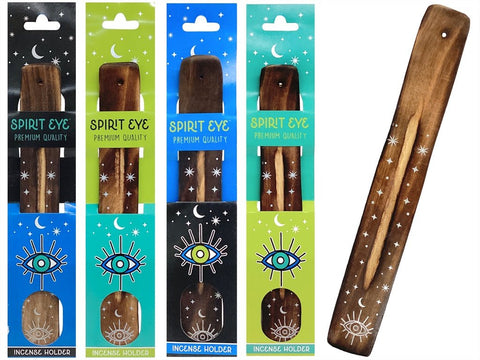 Porta Incienso de Madera Tipo Bandeja - Spirit Eye - Indigo72.com