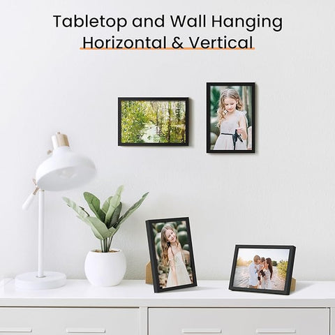 PortaRetrato Negro para fotos de 4x6" - Indigo72.com