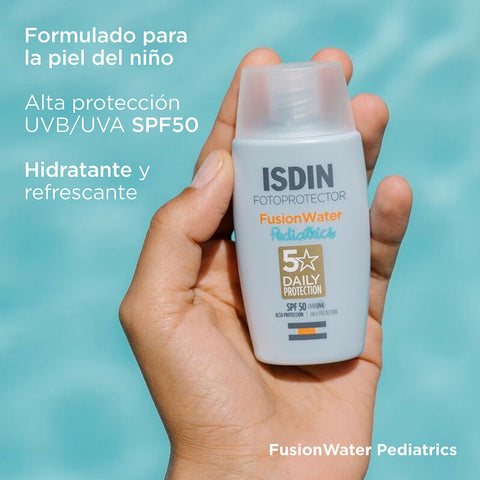 Protector Solar ISDIN FusionWater Pediatrics SPF 50 - Índigo72.com