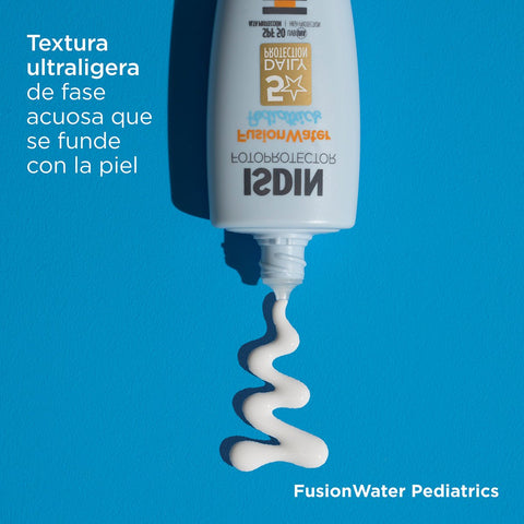 Protector Solar ISDIN FusionWater Pediatrics SPF 50 - Índigo72.com