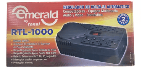 Regulador de Voltaje EMERALD RTL - 1000 - Índigo72.com