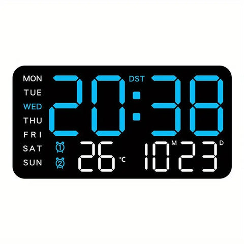 Reloj Despertador Digital Alarma Temperatura Fecha - Indigo72.com