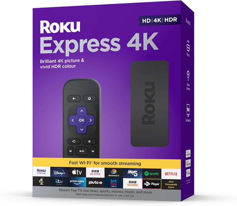 Roku Express 4K+ Smart Tv Netflix Disney Hbo Amazon - Índigo72.com