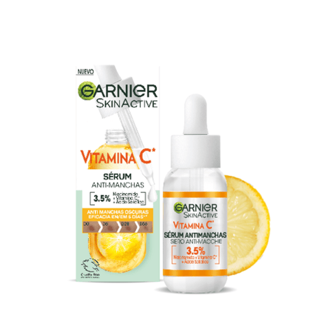 Sérum Antimanchas Garnier con 3,5% Vitamina C 30ml - Índigo72.com