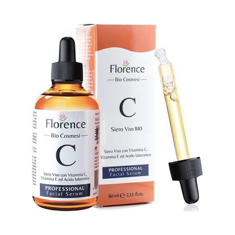 Sérum Facial Florence Bio con Vitamina C, E y Ácido Hyalurónico (60 ml) - Índigo72.com