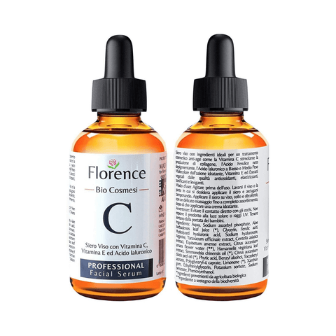 Sérum Facial Florence Bio con Vitamina C, E y Ácido Hyalurónico (60 ml) - Índigo72.com