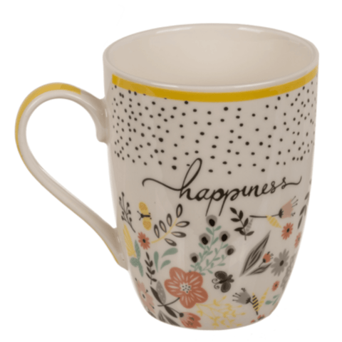 Set Tazas Mugs Flower Power (4 piezas) - Índigo72.com