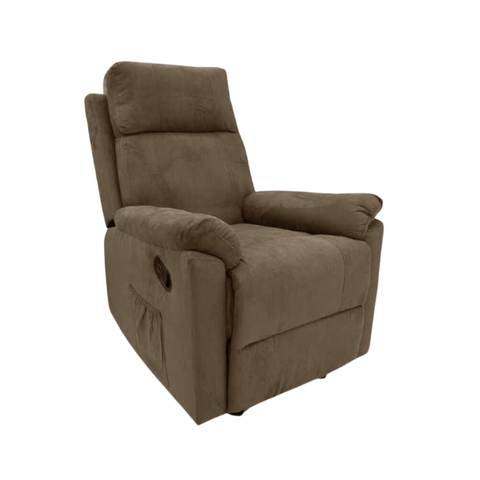 Sofá Reclinable y Mecedora Chocolate - Índigo72.com