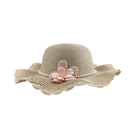 Sombreros Para Niña Flor 52cm Paseo Playa Picnic - Indigo72.com