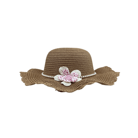 Sombreros Para Niña Flor 52cm Paseo Playa Picnic - Indigo72.com