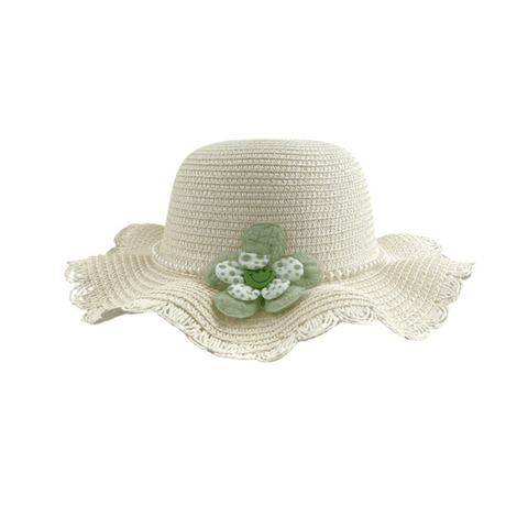 Sombreros Para Niña Flor 52cm Paseo Playa Picnic - Indigo72.com