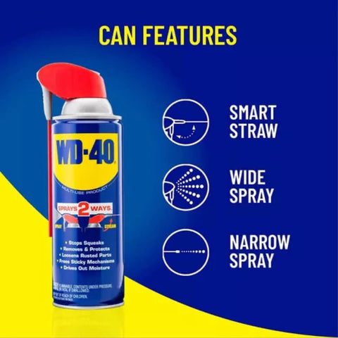 Spray Lubricante Multiuso WD-40 (Grande) 12 Oz/ 340gr - Índigo72.com