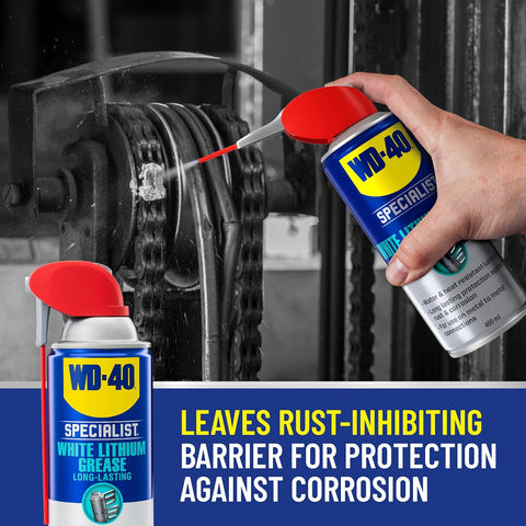 Spray Lubricante WD - 40 Grasa White Lithium 10 Oz/ 283gr - Índigo72.com