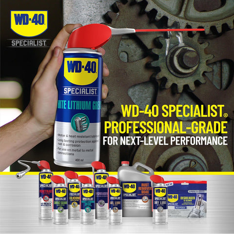 Spray Lubricante WD - 40 Grasa White Lithium 10 Oz/ 283gr - Índigo72.com