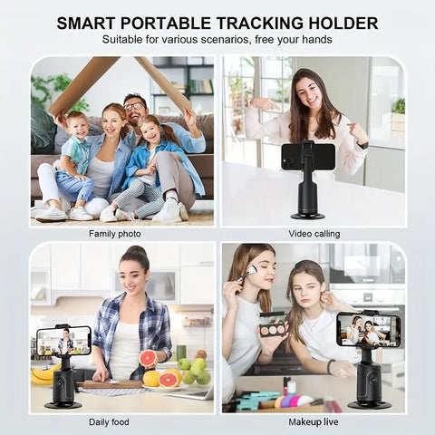 Trípode de Seguimiento de Cara y Cuerpo con Rotación de 360° - Indigo72.com