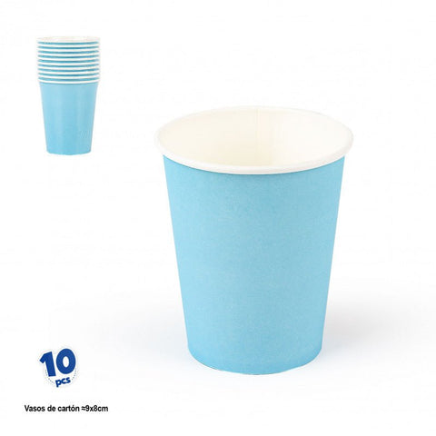 Vasos De Cartón Descartables 9oz 266ml (10 Uni) - Indigo72.com