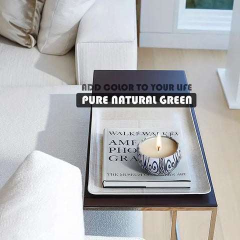 Vela Aromatica Lata Decorativa Cera De Soja 18 Horas - 1 Und - Indigo72.com