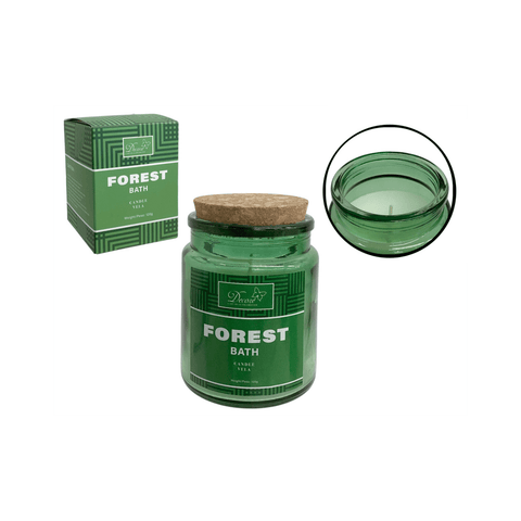 Vela Artesanal 1 Mecha Decoré de Parafina 20hr 120gr - Indigo72.com