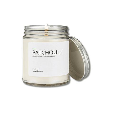 Vela Artesanal 1 Mecha Patchouli Cera Soja 50hr 400gr - Índigo72.com