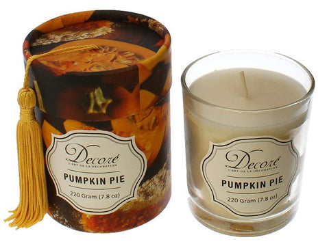 Vela Artesanal 1 Mecha Pumpkin Pie Cera Soja 50hr 220gr - Indigo72.com