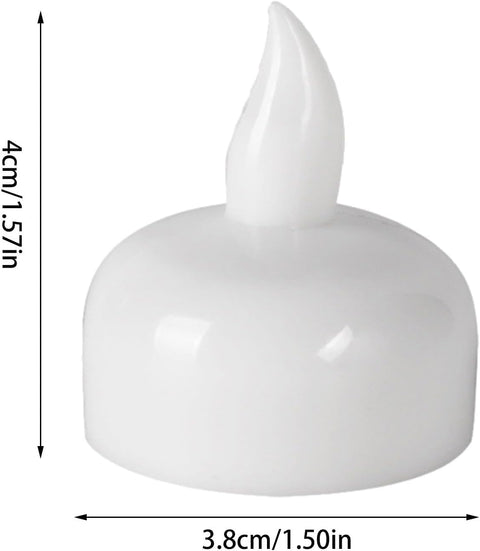 Vela Led TeaLight Flotante 3,8cm x 4,06cm Flotante (8 velas) - Indigo72.com