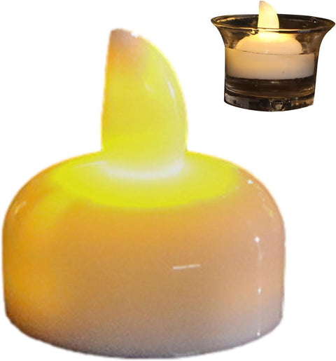 Vela Led TeaLight Flotante 3,8cm x 4,06cm Flotante (8 velas) - Indigo72.com