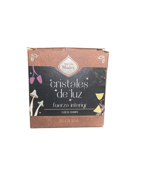 Vela Sagrada Madre 1 Mecha Fuerza Interior Cera Soja 160gr - Indigo72.com