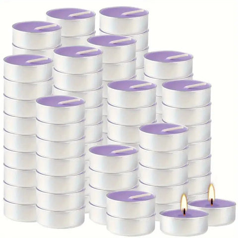 Velas Aromáticas Tea Light de Colores 4hr 3.5cm (24 Uni) - Indigo72.com