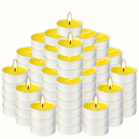 Velas Aromáticas Tea Light de Colores 4hr 3.5cm (24 Uni) - Indigo72.com