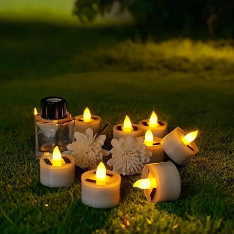 Velas Led Recargables Panel Solar Luz Cálida 2und Indigo72 - Indigo72.com